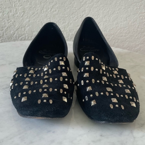 Calleen Cordero Studded Leather Flats - Picture 3 of 7